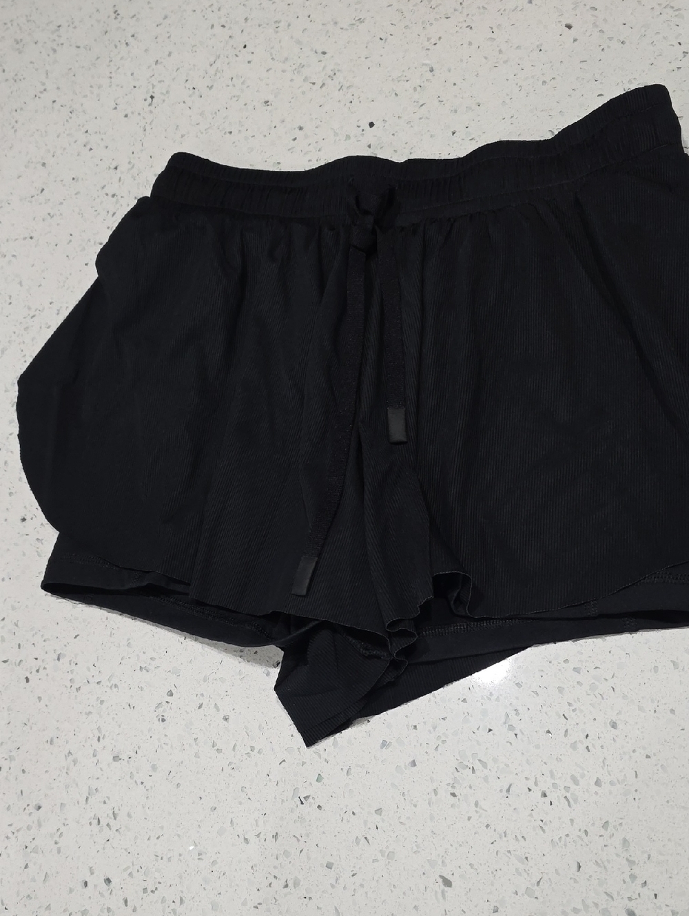JoyLab Black Lightweight Athletic Shorts with Drawstring